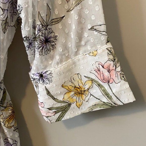 Floral Sheer Kimono - Picture 6 of 7